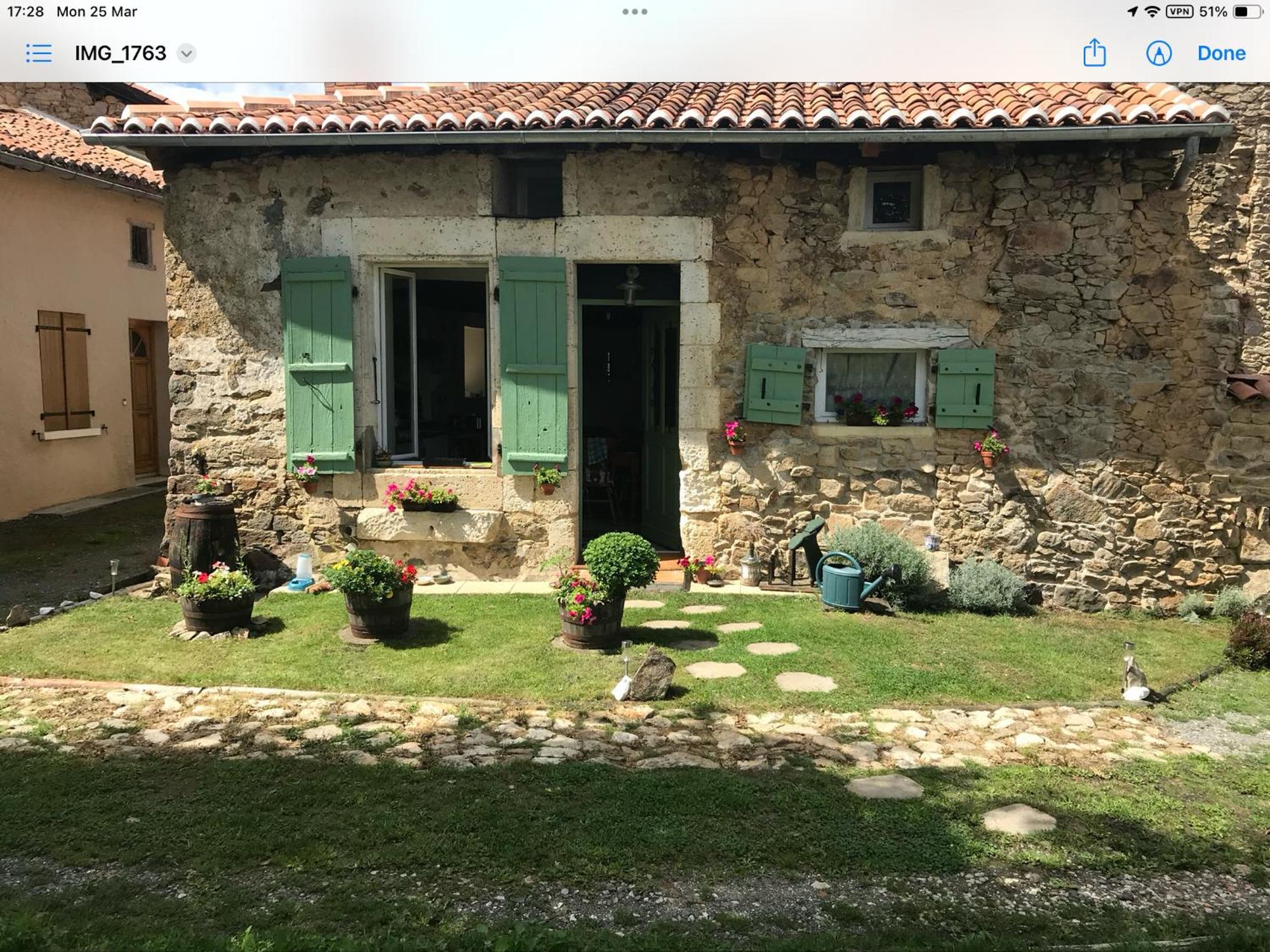 Bed and Breakfast Le Petit Grange Le Lindois Exterior foto